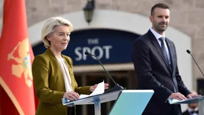Ursula von der Leyen, Karadağ’da AB Yolculuğunu Destekliyor ve Hedefleri Paylaşıyor