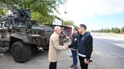 Vali Uğur Turan’ın Trafik Kontrol Noktası Ziyareti ve Güvenlik Çalışmaları