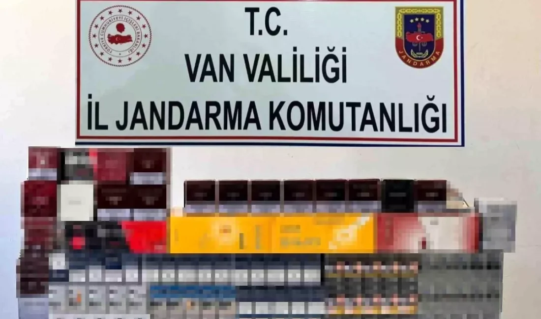 Van'da gerçekleştirilen kaçak sigara