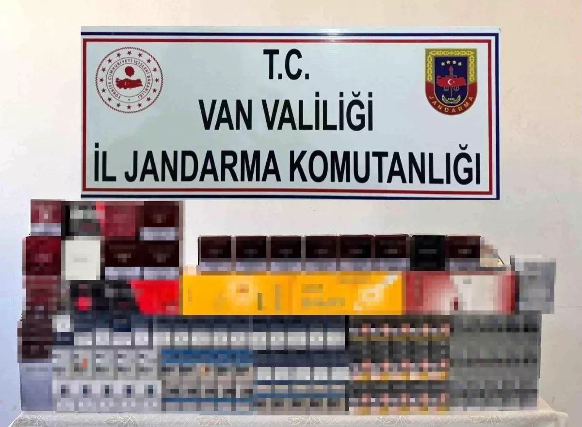 Van’da Kaçak Sigara Operasyonu Başarısı