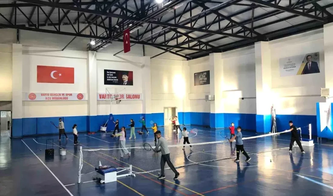 Varto'da tenis antrenmanları yoğun