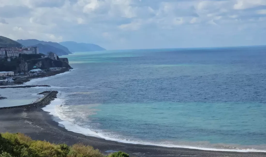 Zonguldak'ta yağış sonrası denizin