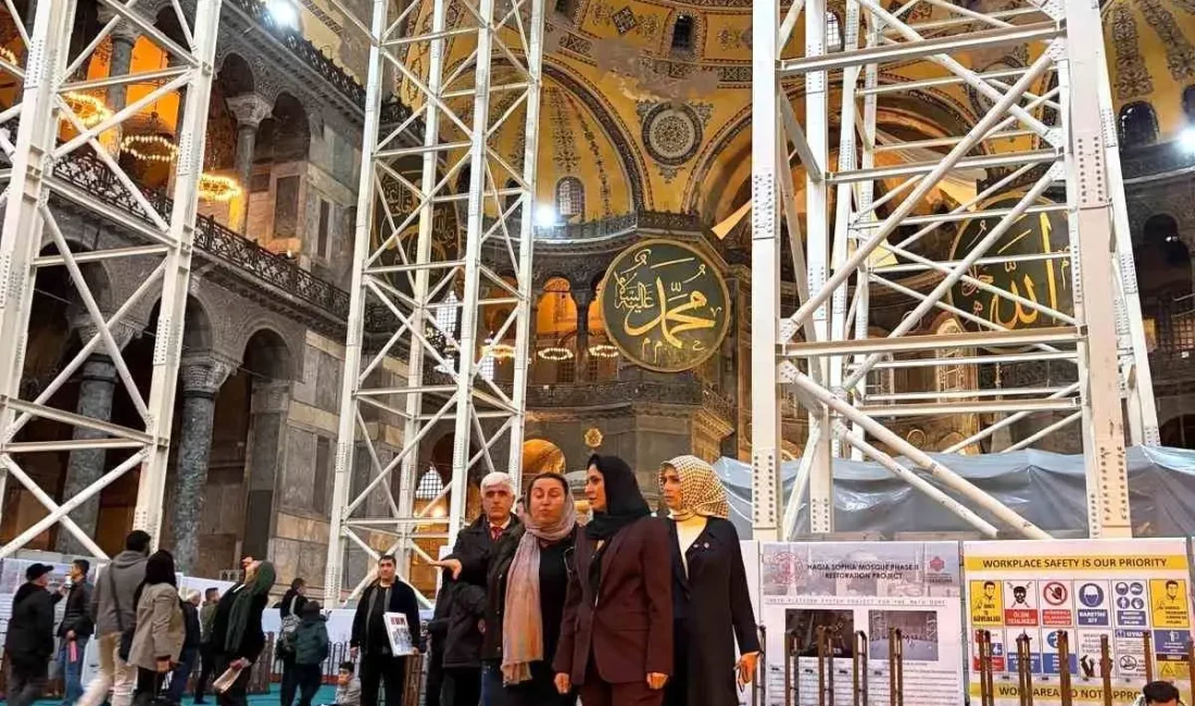 Ayasofya’da Restorasyon ve Güvenlik İncelemesi: Ekipler Sahada Çalışmalarını Yerinde Değerlendirdi