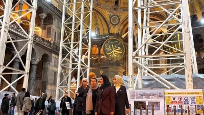 Ayasofya’da Restorasyon ve Güvenlik İncelemesi: Ekipler Sahada Çalışmalarını Yerinde Değerlendirdi