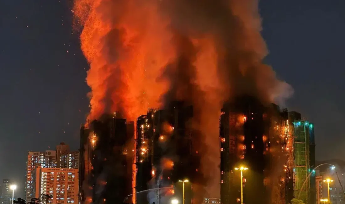 Hong Kong'daki yangınlarda can