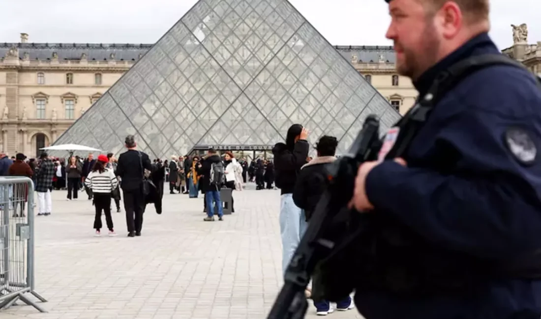 Louvre müzesi soygunundan kalan