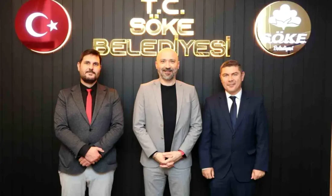 Söke'de sağlık çalışanları ve