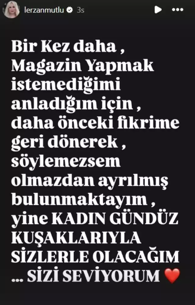 Söylemezsem Olmaz'da Şok Gelişme: Lerzan Mutlu Ayrıldı!