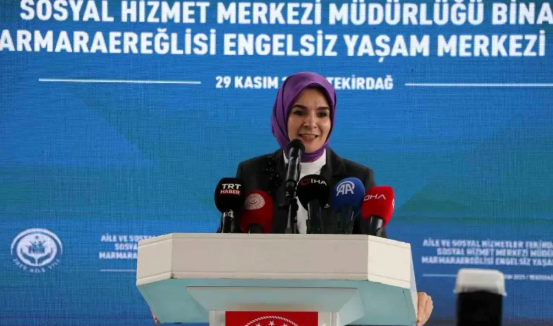 Tekirdağ'da sosyal hizmetlerde önemli