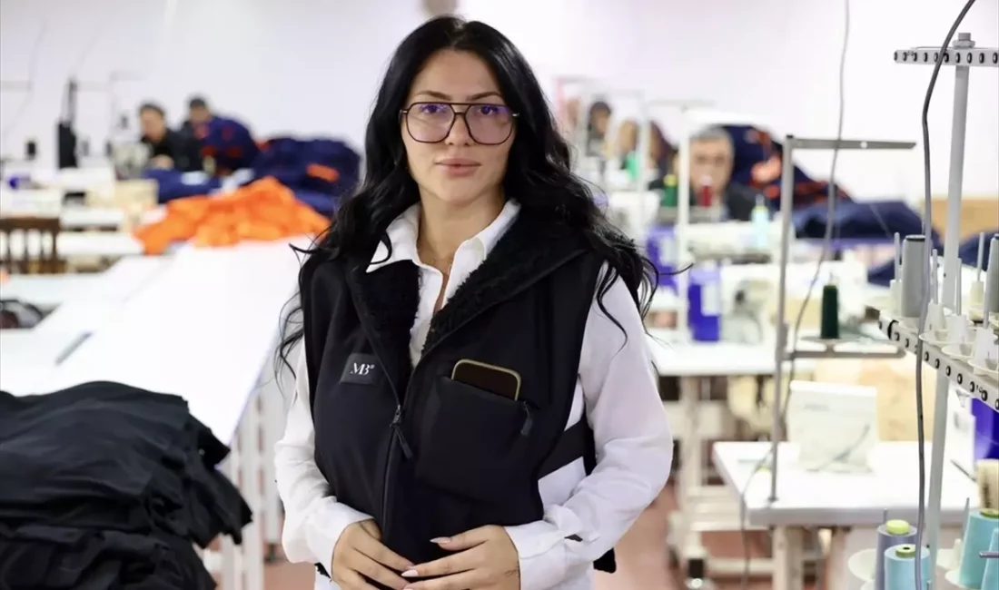 Trabzon'da kadın girişimcinin tekstil
