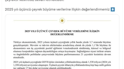 2025 Üçüncü Çeyrek Ekonomik Görünüm ve Yılmaz’ın Değerlendirmeleri