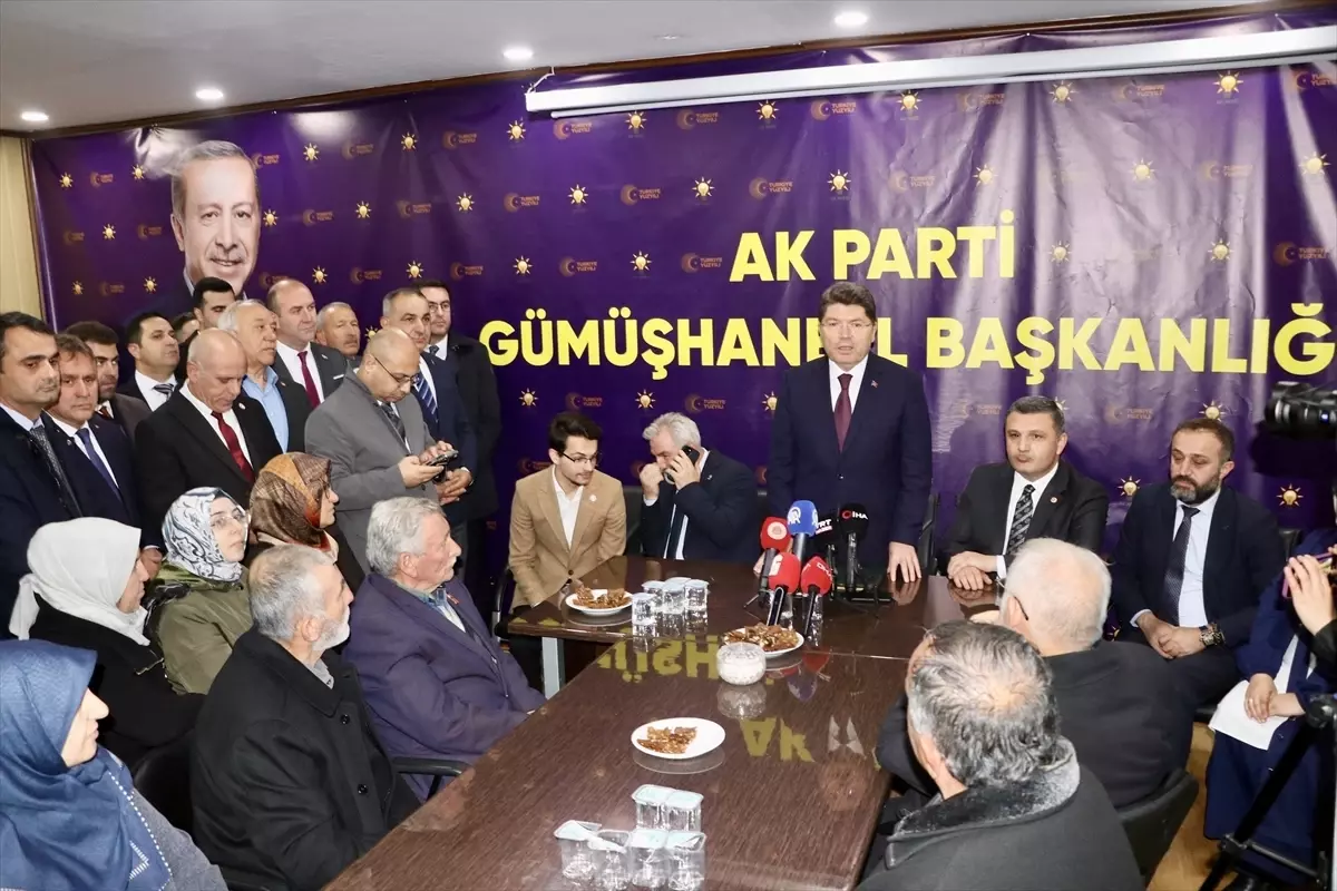 Adalet Bakanı Yılmaz Tunç’tan Gümüşhane’de Güçlü Mesajlar ve Yatırım Vurgusu