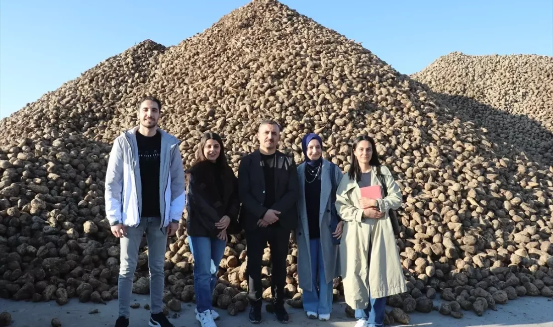 Ağrı Şeker Fabrikası'nda öğrencilerle