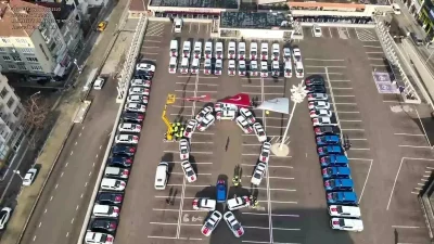 Amasya’ya Yeni Güç Katan 71 Araç Hizmete Alındı