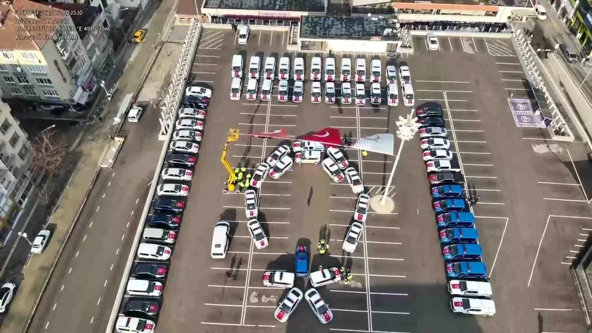 Amasya’ya Yeni Güç Katan 71 Araç Hizmete Alındı