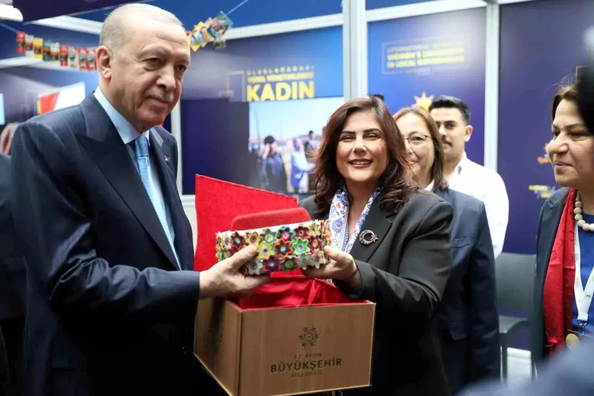 Aydın Büyükşehir Belediye Başkanı Özlem Çerçioğlu’nun Cumhurbaşkanı Erdoğan ile Uluslararası Kadın Zirvesi Ziyareti