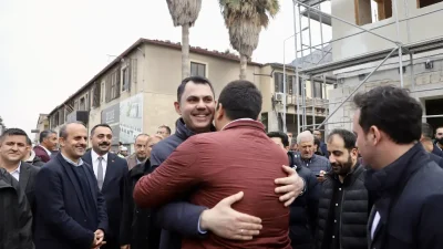 Bakan Kurum’un Hatay Deprem Bölgesinde Yeniden İnşa Çalışmaları Ziyareti