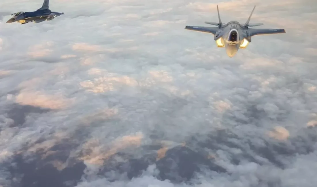 California'da F-16 uçağının düşüşü