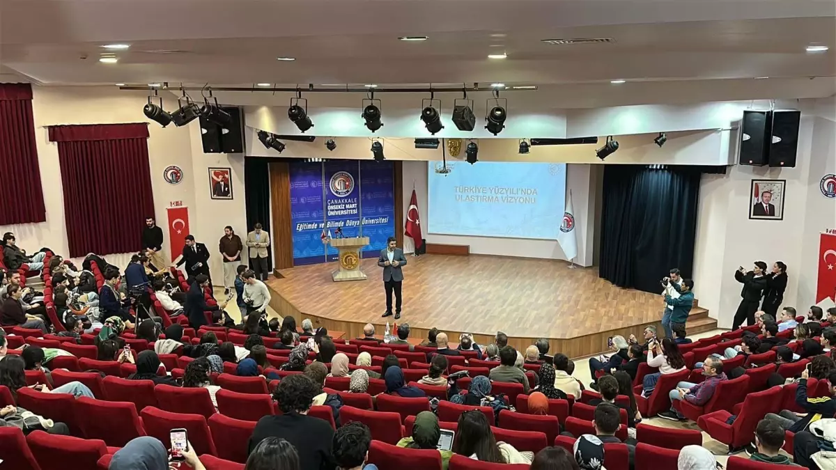 Çanakkale’de Ulaştırma ve Altyapı Vizyonu Öğrencilerle Buluştu