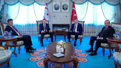 Cevdet Yılmaz ve Ünal Üstel Zirvesinde Güçlü Dayanışma Mesajları