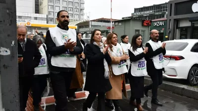 DEM Parti Eş Genel Başkanı Tülay Hatimoğulları Batman’da Ekonomik Eylemde Katıldı