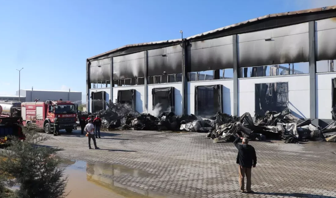 Denizli'de Organize Sanayi Bölgesindeki