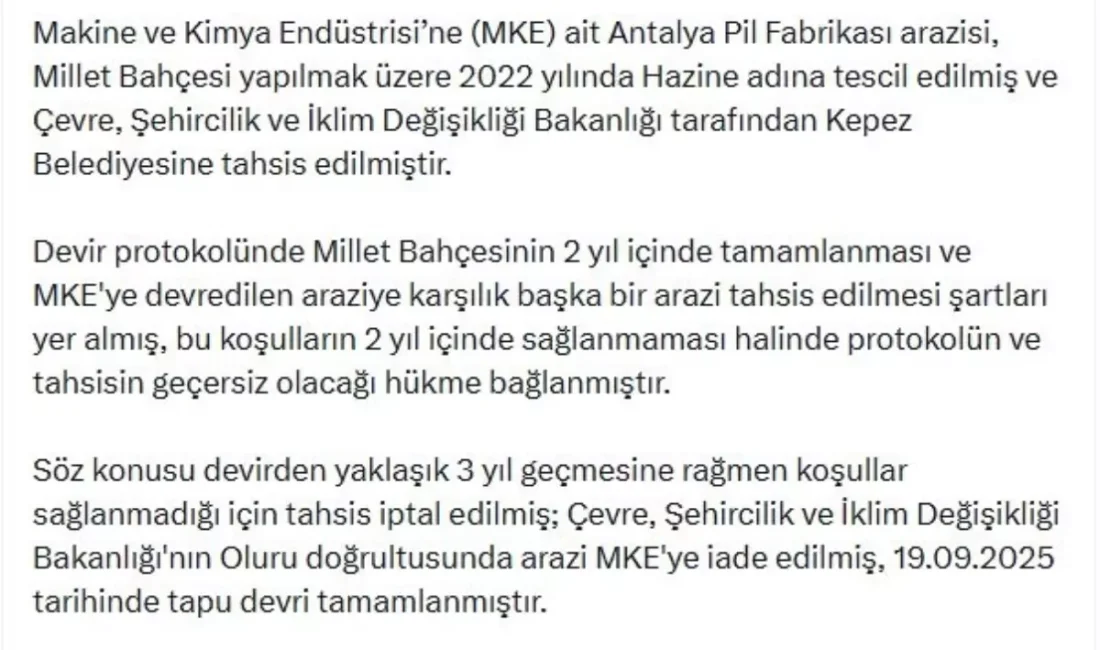 MKE Antalya Pil Fabrikası