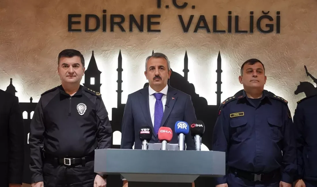 Edirne güvenlik güçleri, göçmen