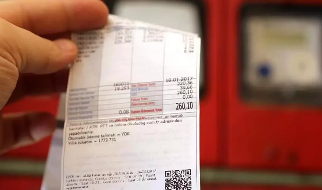 Elektrik fatura düzenlemesi ve