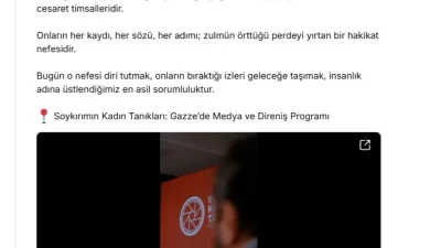 Emine Erdoğan Gazze’deki Kadın Gazetecilerle Dayanışma Mesajı
