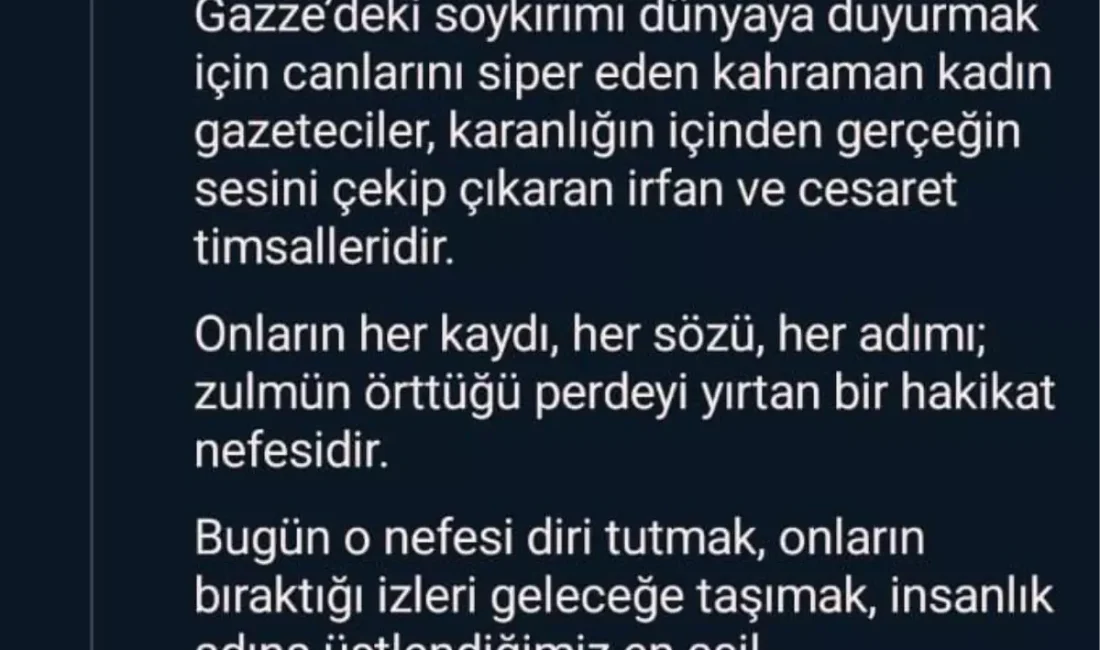 Emine Erdoğan, Gazze'deki kadın