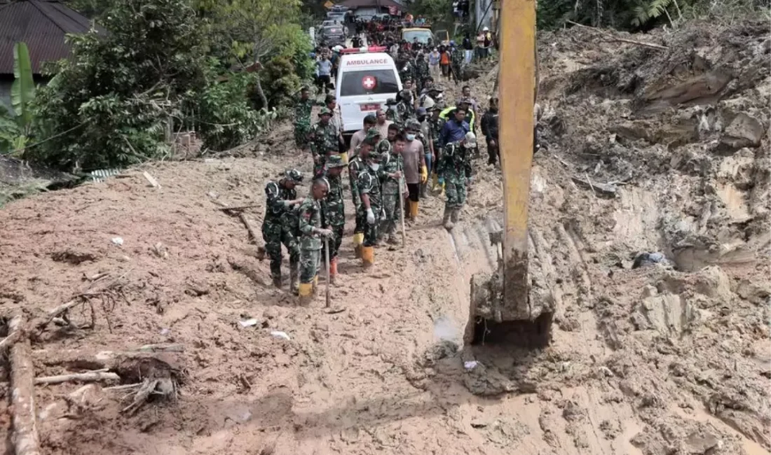 Endonezya'daki sel ve heyelan