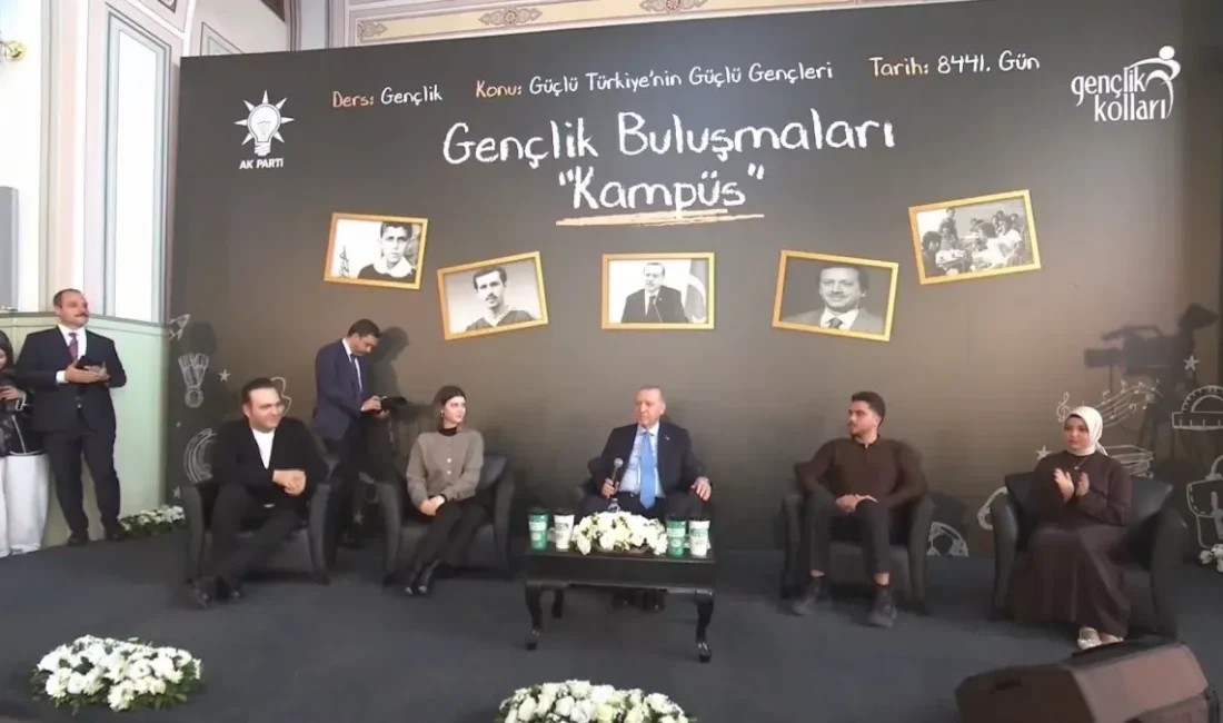 Erdoğan, gençlere güç ve