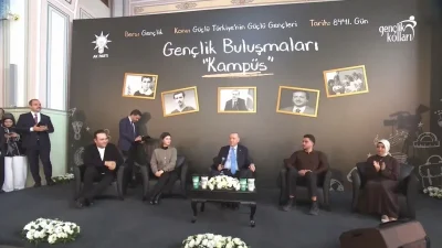 Erdoğan, gençlere güç ve vizyon