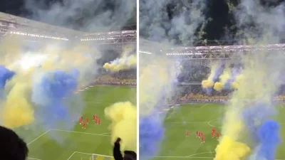 Fenerbahçe-Galatasaray Derbisi Öncesi Tribünlerde Gerilimli Anlar