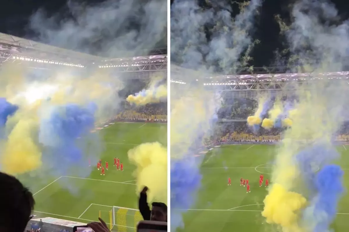 Fenerbahçe-Galatasaray Derbisi Öncesi Tribünlerde Gerilimli Anlar