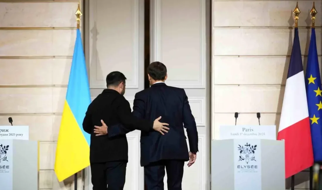 Fransa ve Ukrayna liderleri