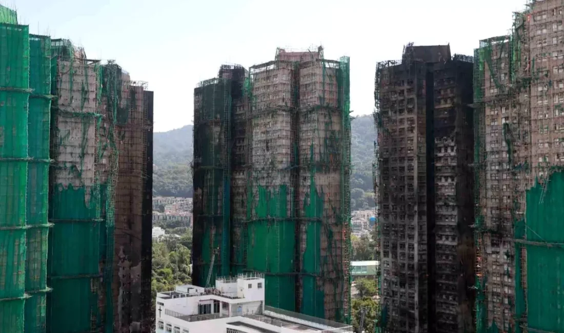 Hong Kong'daki büyük yangın
