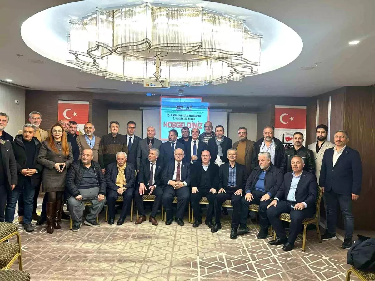 İç Anadolu Gazeteciler Federasyonu’nda Yeni Dönem Başladı