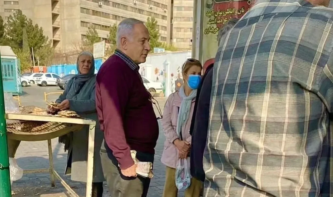 İran'da ekmek kuyruğundaki fotoğraf