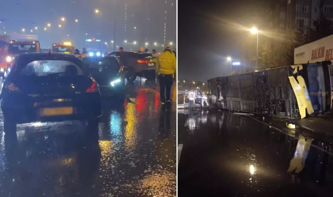 İstanbul'da gece yağışları ve