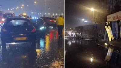 İstanbul’da Gece Yağışları ve Trafik Kazaları: Son Durum