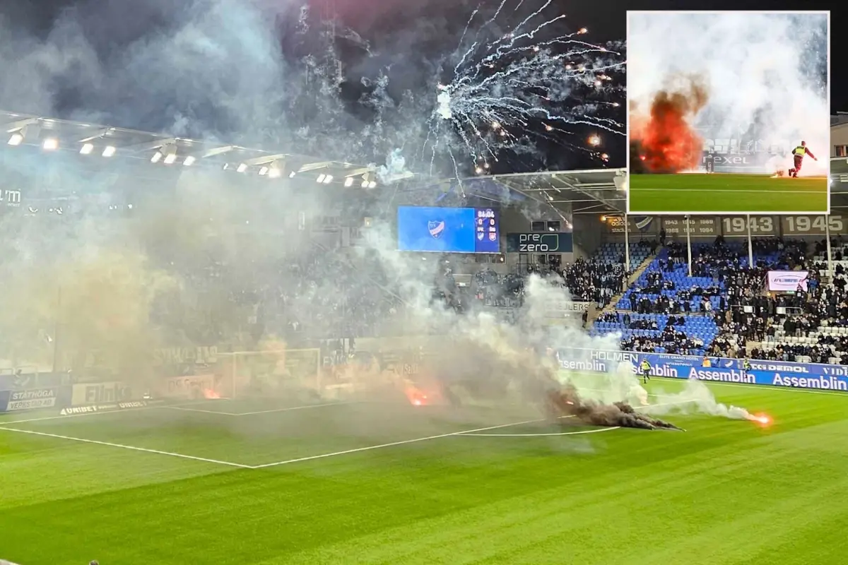 İsveç Ligi Play-off Maçında Taraftarların Saldırısı ve Sonuçlar