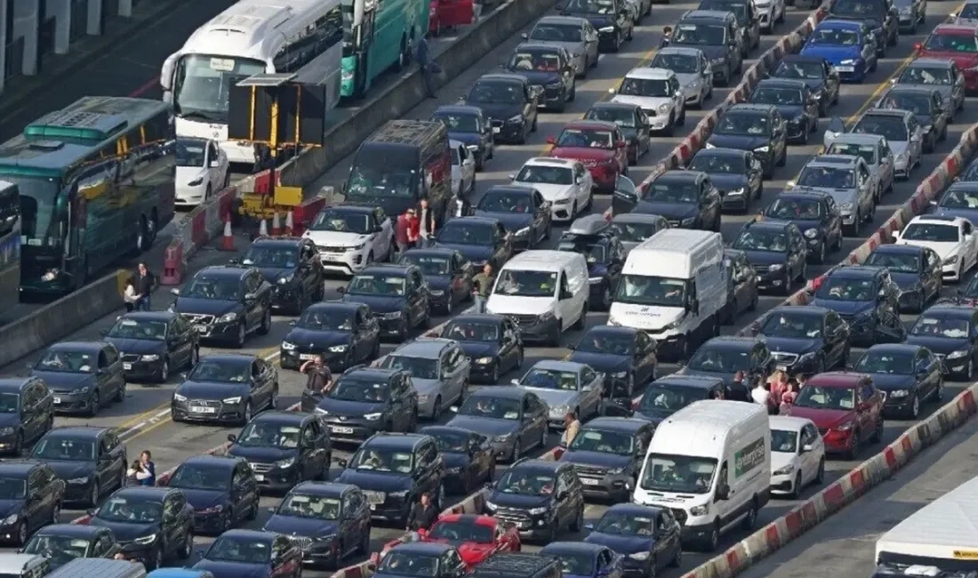 İtalya'da otoyol gecikmelerine yönelik