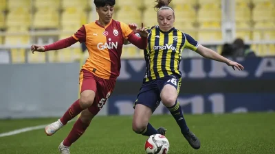 Kadın Futbol Süper Ligi 11. Haftasında Derbide Fenerbahçe Üstünlük Kurdu