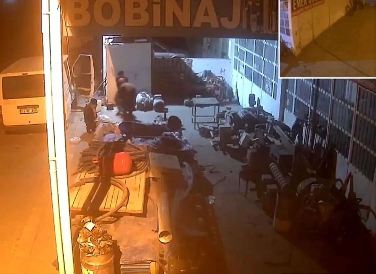 Kahramanmaraş’taki Sanayi Sitesinde Büyük Hırsızlık Olayı Gözler Önüne Serildi