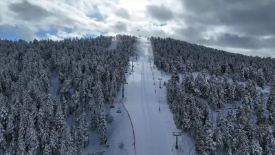 Kars Sarıkamış Kayak Merkezi'nde suni