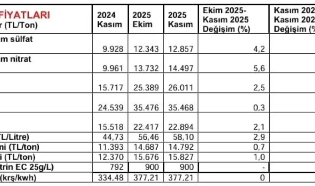 Kasım ayında arazi ve