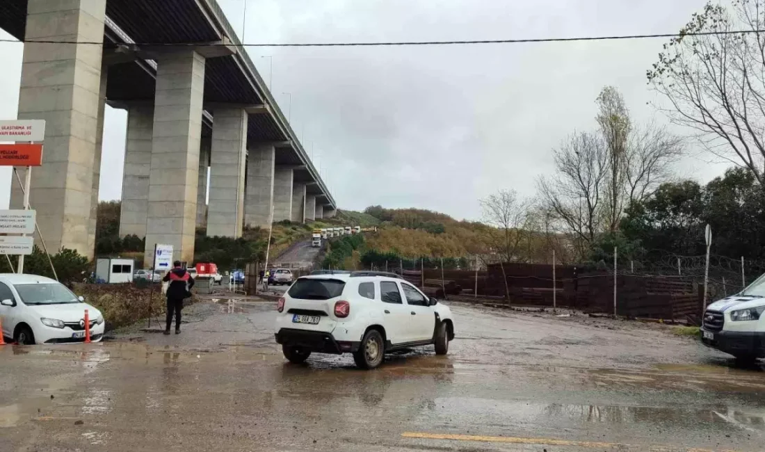 Kilyos'ta yoğun yağış ve