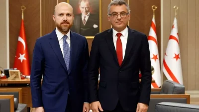 KKTC Cumhurbaşkanı Erhürman, Bilal Erdoğan’ı Ağırladı ve Samimi Görüşmeler Gerçekleştirildi